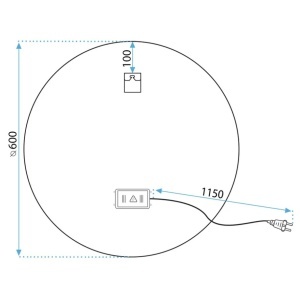 Oglindă LED SOFT 60 - Img 3