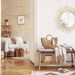 Oglinda perete Boho 50CM 322086 - Img 4