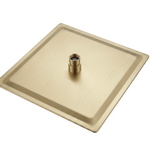 Pălărie de duș pătrată REA JS-P015BG 30cm Brush Gold - Img 7
