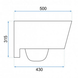 Platinia Vas WC suspendabil Platinia Porter Rimless - Img 4