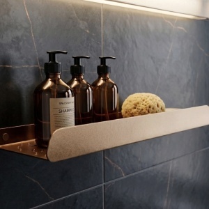 Raft pentru baie SF03 45cm copper brush - Img 3