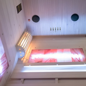 Sauna finlandeza cu temperatura inalta si soba Harvia 3.5kW pentru 1-2 persoane Lark 120 x 120 cm - Img 10