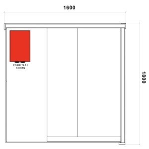 SAUNĂ FINLANDEZĂ FORSA3 BL – 6kW HARVIA – 4 PERSOANE – 180×160 cm - Img 10