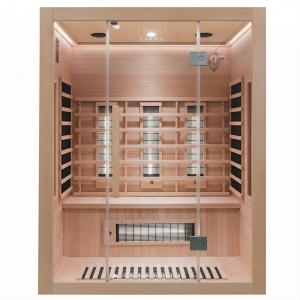 Sauna tip uscat cu infrarosu la temperaturi reduse pentru 3-4 persoane Alta 150 x 120 cm - Img 5