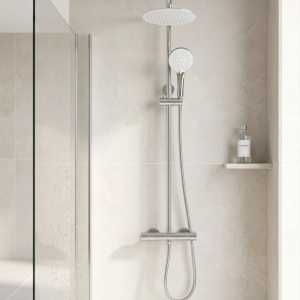 Set de duș fără pipă cu termostat Rea Lungo Chrome - Img 4