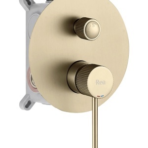 Set de dus incastrat Lungo Stripe Gold Brush + BOX - Deppo - Img 3
