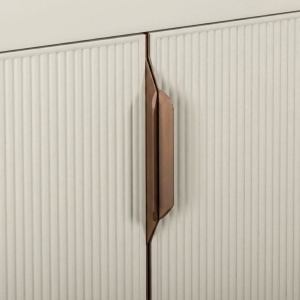 Set de mobilier de baie cu lavoar Astor 60 cm Beige - Img 4