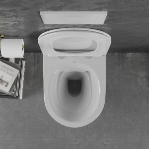 Set vas WC + Bideu FLSK White Squared - Img 5