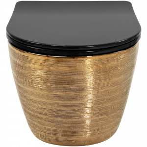Vas WC Carlo Flat Brush Gold - Img 7