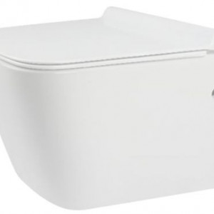 Vas WC suspendabil Platinia Ryan Rimless Duroplast Slim - Img 2