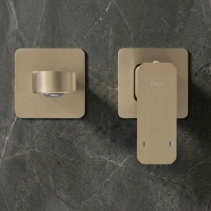 Arlo Brush Gold baterie pentru lavoar - Img 6
