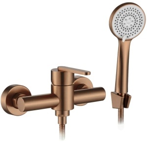 Baterie de duș Ontario Brush Copper