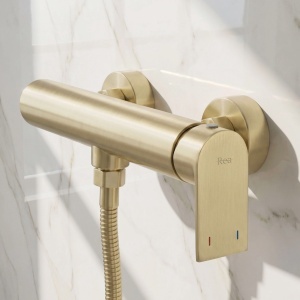 Baterie de duș Rea Hunter Brushed Gold - Img 2