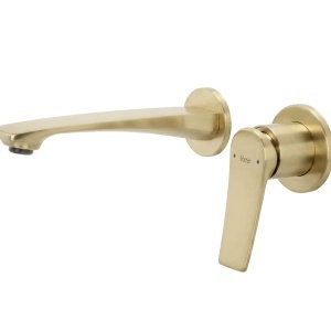 Baterie de lavoar încastrată REA VISION Brush Gold + BOX - Img 2