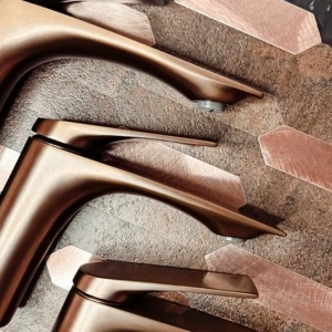 Baterie pentru bideu Rea AVALON Copper Brush - Img 4