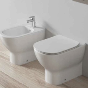 Bideu stativ Ideal Standard, Tesi BTW, alb - Img 2