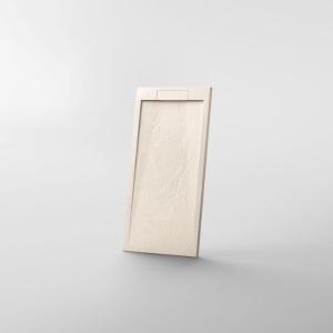 Cădiță de duș STONE 120×90 cm – Marmură Turnată, Bej Mat - Img 1