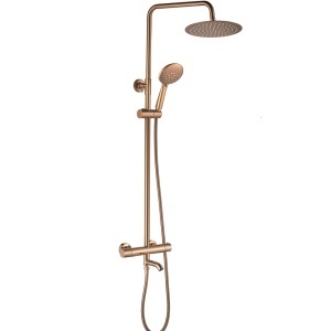Coloana de dus cu termostat Lungo Diamond Copper - Img 2