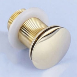 Dop universal pentru lavoar click-clack auriu mat - Img 4