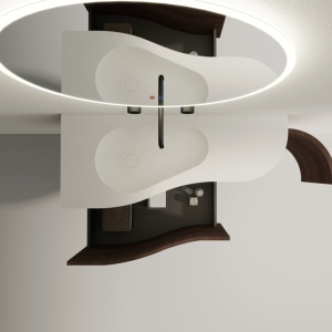Dulap lavoar incorporat VIENNA 120 CM NUC - Img 2