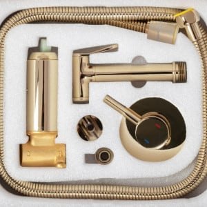 Dus Igienic pentru bideu Lungo Loop Gold - Img 3