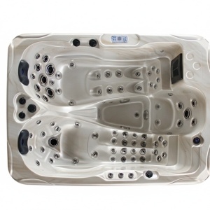 JACUZZI DE GRĂDINĂ SPA102 CAPPUCINO ANTRACIT CARCASĂ 210x160 CM - Img 3