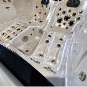 JACUZZI DE GRĂDINĂ SPA102 CARCASĂ PENTRU CAFEA ALB PERLAT 210x160 CM - Img 5