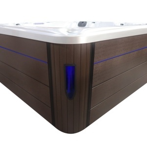 JACUZZI DE GRĂDINĂ SPA702 CARCASĂ PENTRU CAFEA ALB PERLAT 230x230 CM - Img 5