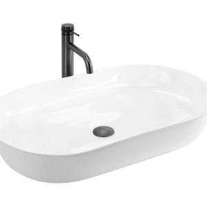 Lavoar ceramic pentru blat CLEO 71 alb - REA