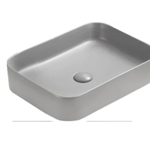Lavoar - Deppo pentru blat 50 x 37 cm, gri deschis mat