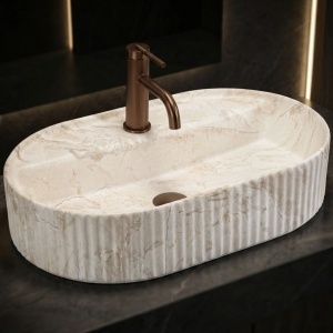 Lavoar pe blat Marcela 60 Saturn – design modern segment premium | Deppo - Img 2