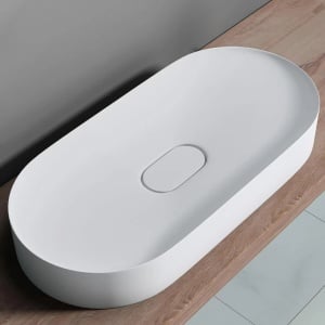 Lavoar pentru blat IRIS 71 CM Alb - Img 5
