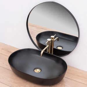 Lavoar pentru blat Rea Cleo Black Mat - Img 5