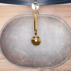 Lavoar pentru blat Rea Lara bej Beige - Img 3