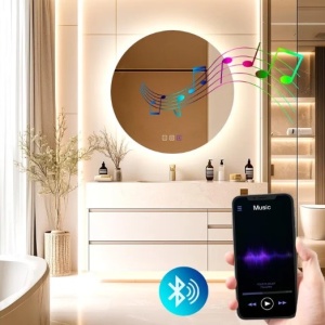 OGLINDĂ LED 60CM ROUND BLUETOOTH - Img 9
