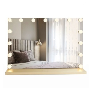Oglindă LED HOLLYWOOD L.Gold 80x60 - Img 2