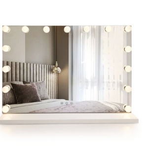 Oglindă LED HOLLYWOOD White 80x60 - Img 3