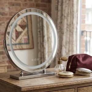 Oglindă LED MAKE-UP Chrome 40 cm
