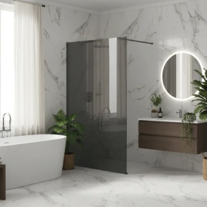 Paravan de dus Rea Flexi Grey / Titan 140 - Img 3