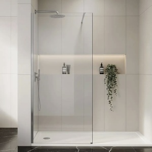 Paravan de dus Rea Flexi Transparent / Chrome - Img 5