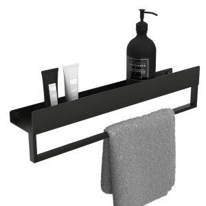 Raft pentru baie SF01 60cm black matt