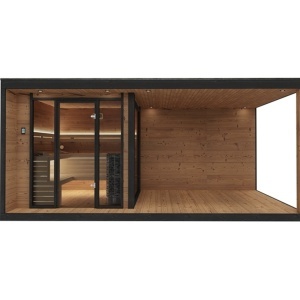 SAUNĂ DE GRĂDINĂ FINLANDEZĂ GABI – 250×500 cm – 6–7 PERSOANE – 9kW - Img 2