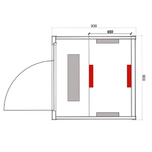 Sauna tip uscat cu infrarosu la temperaturi reduse pentru 1-2 persoane Alta1 90 x 90 cm - Img 21