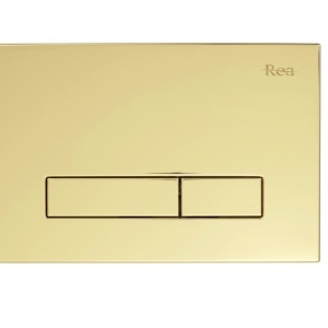 Set Cadru Îngropat Slim 024N pentru WC cu Buton HD Gold - Img 3