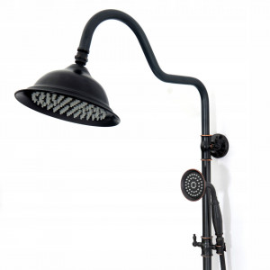 Set de dus cu scurgere Rea Retro Old Black negru - Img 5