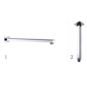 Set de duș încastrat QUADRO cu para de ploaie SLIM - Img 8