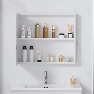 Set mobilier de baie cu lavoar Astor 60cm White - Img 6
