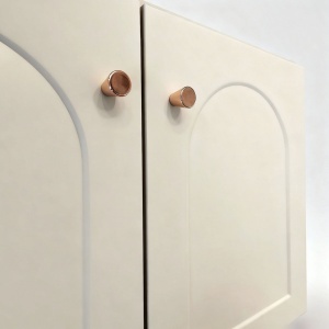 Set mobilier de baie cu lavoar Denver 80cm Creme - Img 4