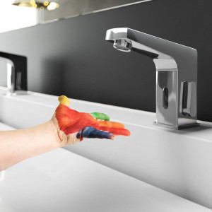 Baterie lavoar fără atingere cu reglare a temperaturii - 4xAA - Img 4