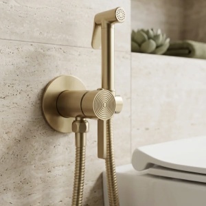 Baterie pentru bideu Rea Foster Brush Gold